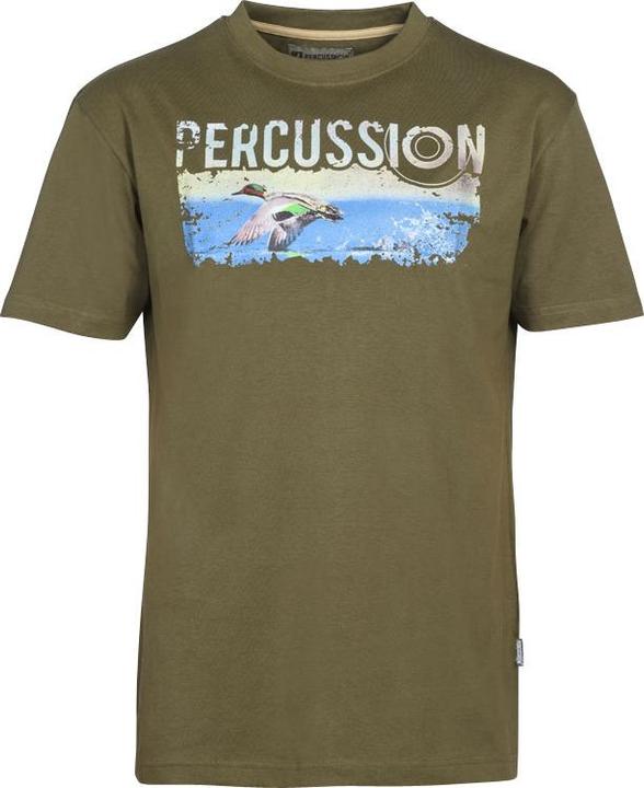 Actual product image Percussion Printed duck T-shirt (L)