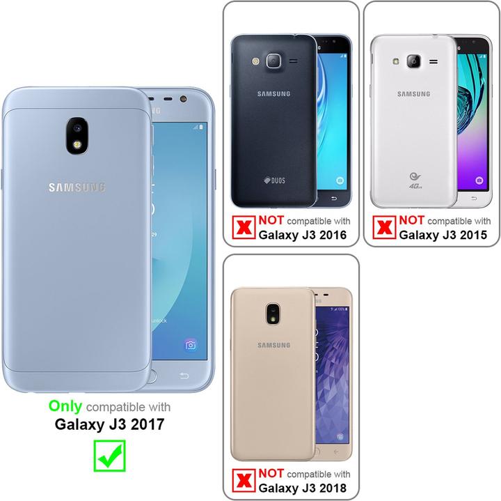 Produktbild Cadorabo Display Schutzglas für Samsung Galaxy J3 2017 (1 Stück, Samsung Galaxy J3 (2017))
