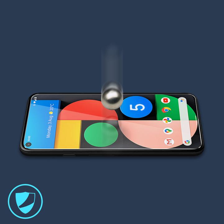 Actual product image Avizar Crystal clear film, glass screen protector (1 Piece, Google Pixel 5)