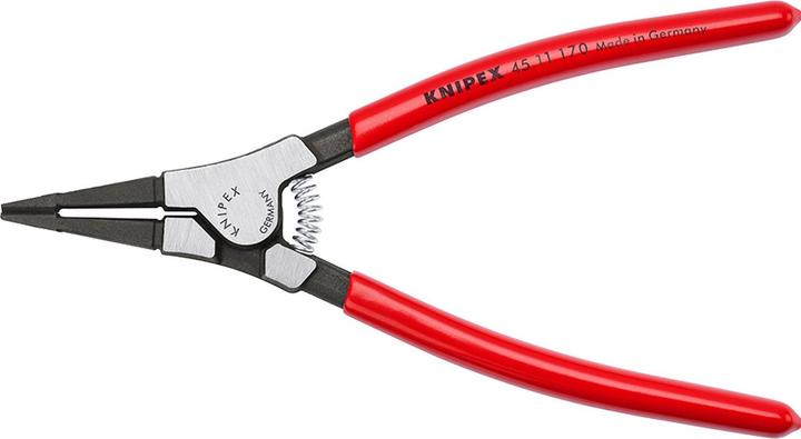 Produktbild Knipex Montagezange f?r Sprengringe auf Wellen 45 11 170 (rot, L?nge 170mm, gerade) (170 mm)