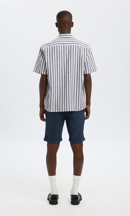 Actual product image Slhrelaxnew-Linen Shirt Ss Resort (XXL)