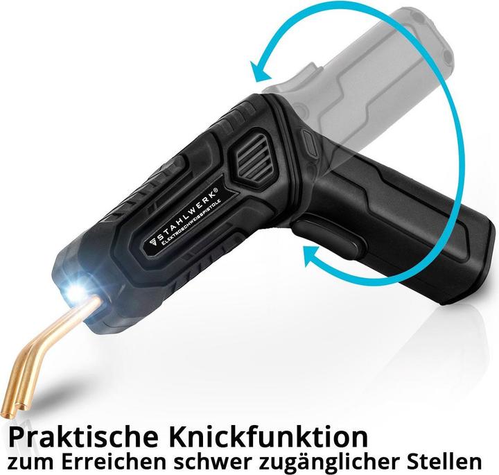 Actual product image Stahlwerk Plastic repair set Plastic welder Hot stapler Smart Repair