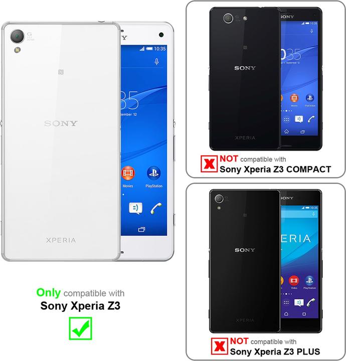 Produktbild Cadorabo TPU Frosted Hülle (Sony Xperia Z3)