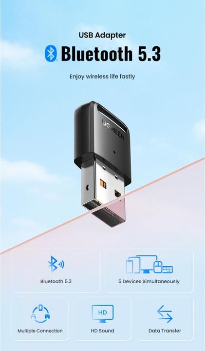 Image du produit Ugreen Adaptateur USB Bluetooth 5.3