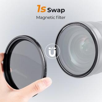 Produktbild K&F Concept Grauer einstellbarer Magnetfilter Nano-X MRC Fader ND2-32 - 77 mm (77 mm, ND- / Graufilter)