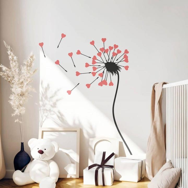 Immagine prodotto Trenddeko Cuori di dente di leone (160 x 65 cm, 100 x 40 cm, 140 x 56 cm, 180 x 73 cm, 120 x 48 cm)