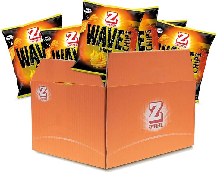 Produktbild Zweifel Chips Wave Inferno 30g (600 g)