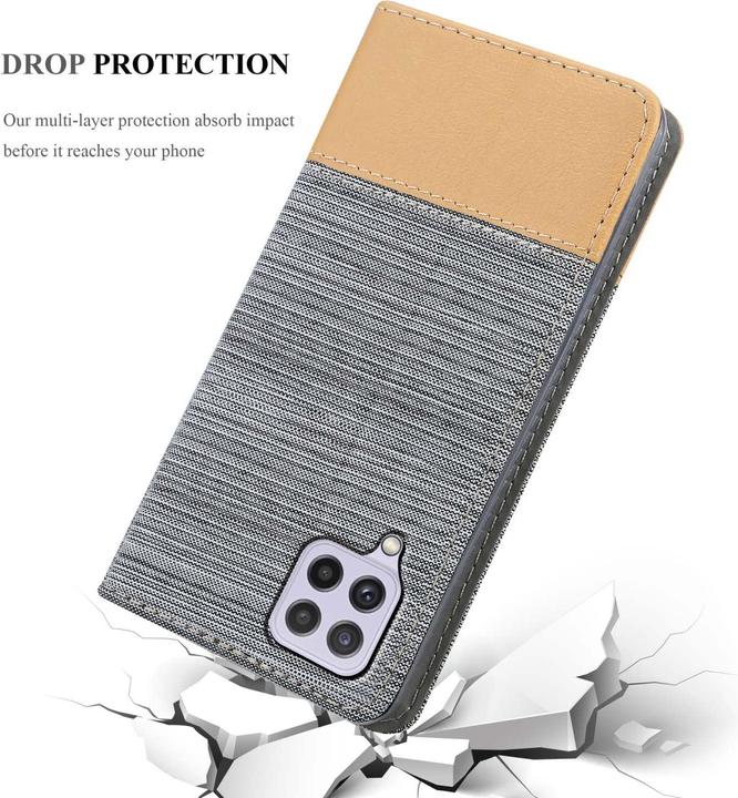 Produktbild Cadorabo Jeans Book Hülle (Samsung Galaxy M22, Samsung Galaxy A22, Samsung Galaxy A32)