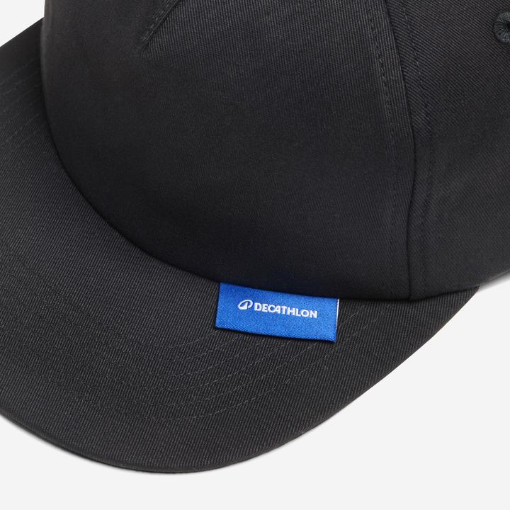 Actual product image Decathlon Cap 6 Panel flacher Schirm - schwarz