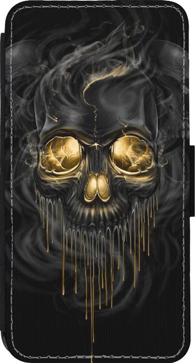 Actual product image PhoneLook Cover Wallet black Skull 02 (Apple iPhone 13 Pro)
