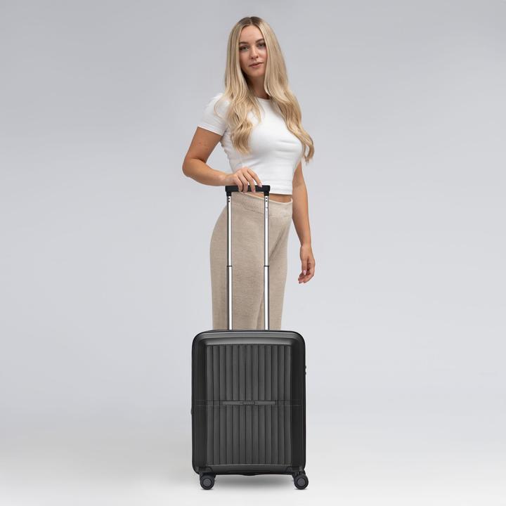Immagine prodotto Pactastic Collection 01 Carrello cabina a 4 ruote da 55 cm con piega a espansione (42 l, Bagaglio a mano (fino a 50 litri))