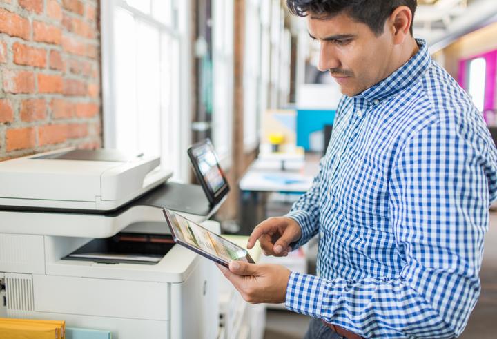 Produktbild HP M577c Color LaserJet Enterprise Flow (Laser, Farbe)
