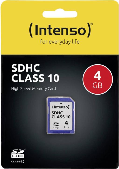 Image du produit Intenso Carte SDHC de classe 10 (SDHC, U1)
