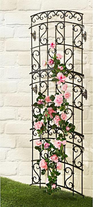 HTI-Living Rankgitter mit Ornamenten Nessa Schwarz (66.50 cm, 56 cm)