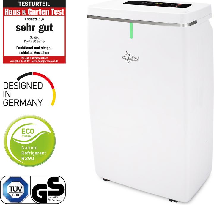 Produktbild Suntec DRYFIX 20 LUMIO (63 m², 20 l/24h)