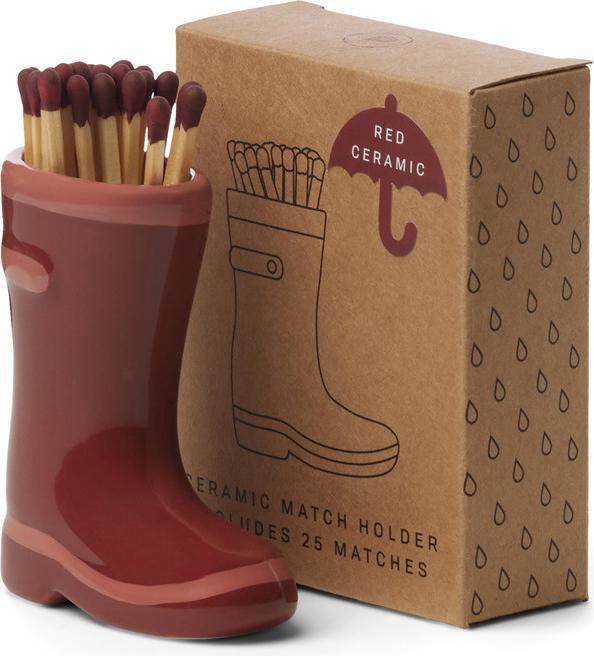Paddywax Wellington Boot Matches Holder