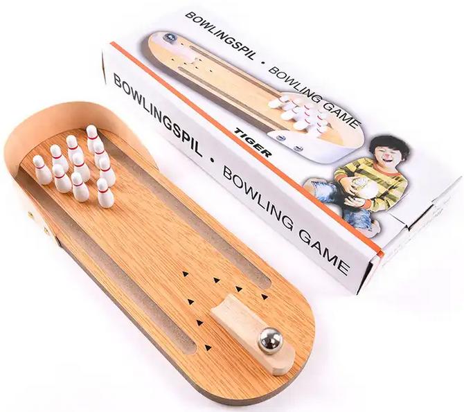 Produktbild PhoneLook Mini Bowling Tischspiel aus Unterhaltsames Brettspiel für Familie und Kinder ab 6 Jahren