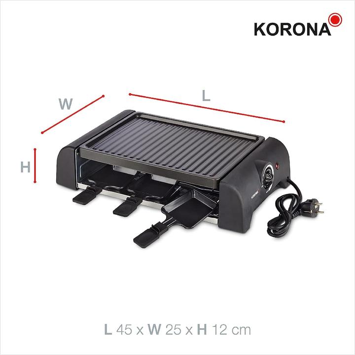 Actual product image Korona Raclette grill