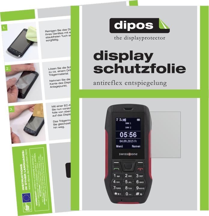 Produktbild Dipos Displayschutzfolie Antireflex (1 Stück, Swisstone SX 567)