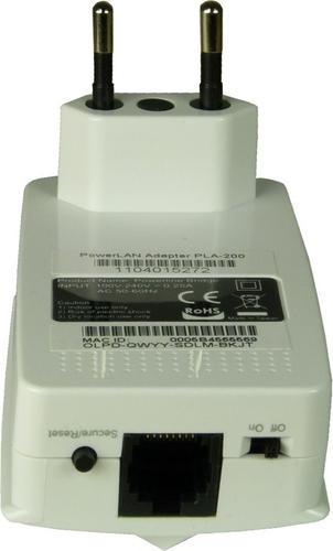 Image du produit Intertech Inter-Tech PLA-200 Adaptateur PowerLAN (200 Mbit/s)