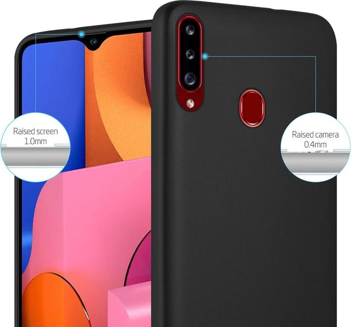 Image du produit Cadorabo Couverture métallique mate TPU (Samsung Galaxy A20s)