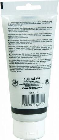 Produktbild Pebeo Studio Acrylics Feine Acrylfarben (Silber, 100 ml)