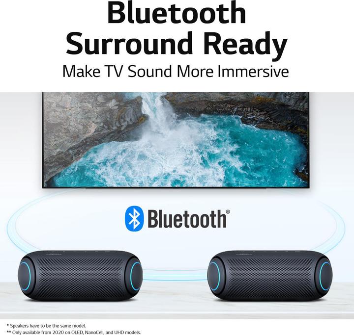 Actual product image LG XBoom Go PL7 (24 h, Rechargeable battery operated, USB power delivery)