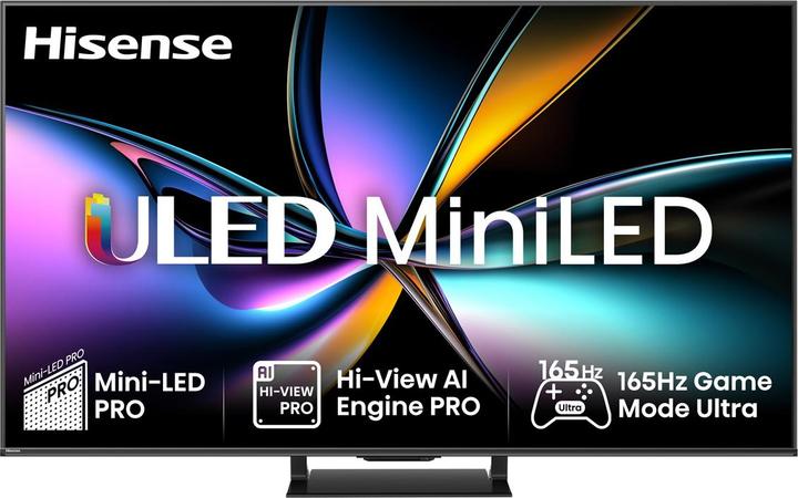 Image du produit Hisense TV 85U7Q PRO 85" Mini-LED 4K, 165Hz, 2'000 Nits (85", LED, DHU, 2025)