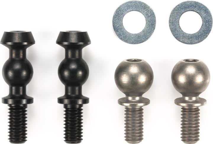Actual product image Tamiya TD4 Mount Pivot Set BigBore Dampers (front)