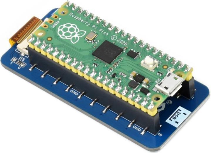 Immagine prodotto WaveShare Display E-Ink da 2,13 pollici per Raspberry Pi Pico