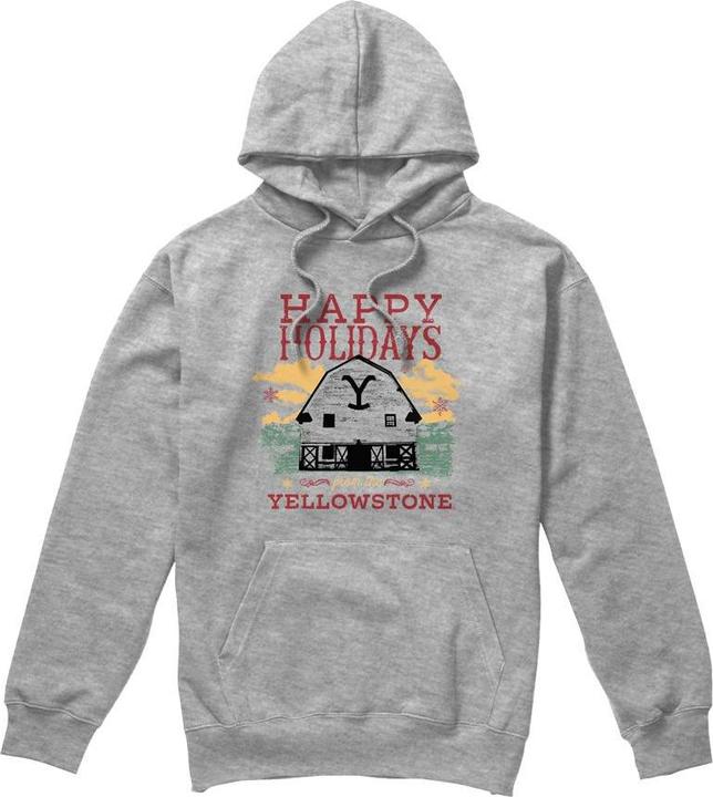 Yellowstone Happy Holidays Kapuzenpullover weihnachtliches Design