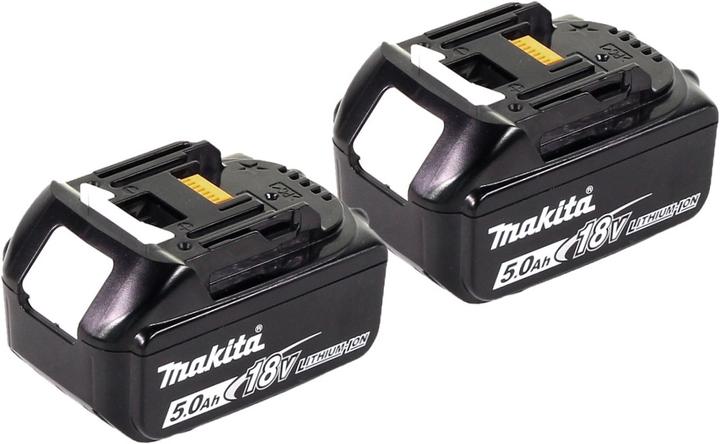 Actual product image Makita DHS 782 PT2J Cordless hand-held circular saw 36V (2x18V) 190 mm brushless in Makpac + 2x 5.0 Ah