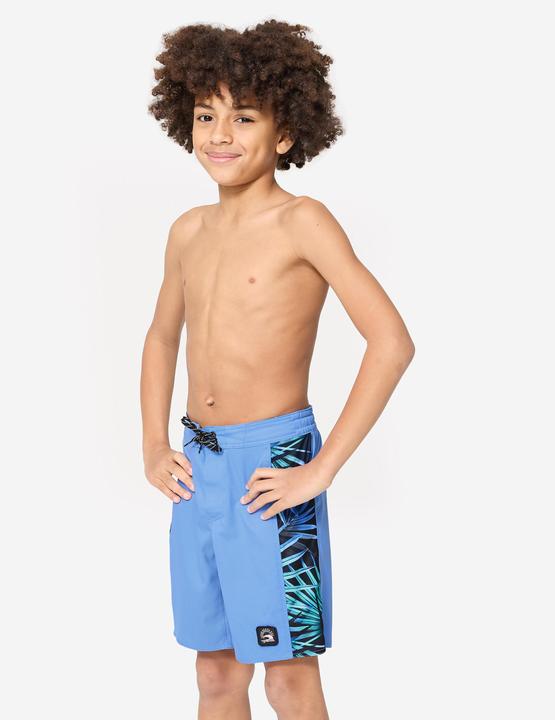 Actual product image Olaian Boardshorts Surfen Jungen 900 Band blau (140)