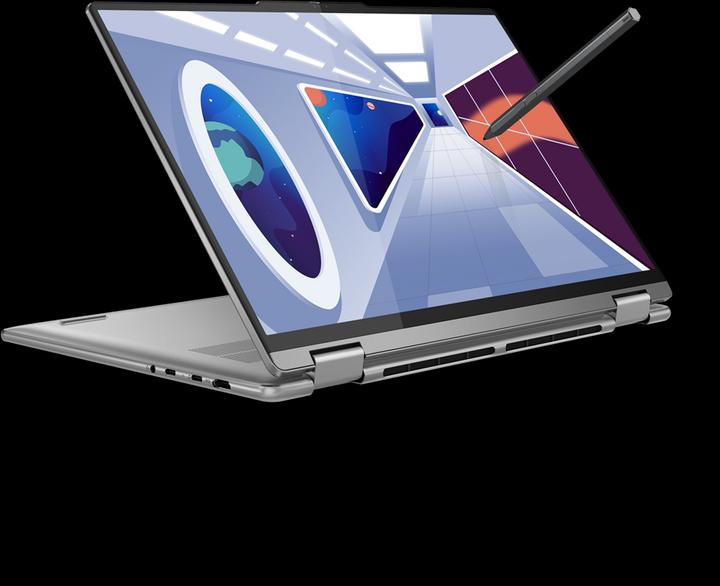 Actual product image Lenovo Yoga 7 (16", AMD Ryzen 7 7735U, 16 GB, 1000 GB, DE)