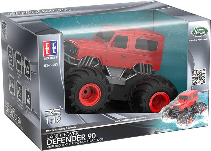 Image du produit Double Voiture télécommandée (rouge) Land Rover (Amphibious) E343-003