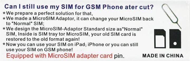 Actual product image OEM Nano SIM Cutter (Tool, iphone 5, iPhone 5S)