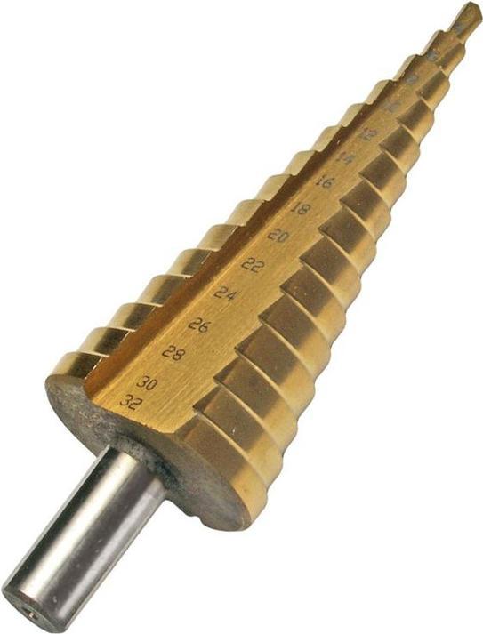 Produktbild BGS Stufenbohrer (32 mm, 6 mm, 12 mm, 24 mm, 14 mm, 22 mm, 16 mm, 10 mm, 18 mm, 26 mm, 30 mm, 28 cm, 8 mm, 20 mm, 4 mm)