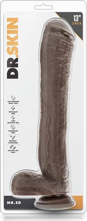 Actual product image Blush Dr. Skin Mr. Ed XL Dildo mit Saugnapf 33 cm