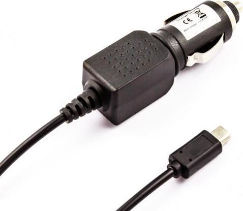 AccuCell Kfz-Ladegerät, Autoladegerät für Smartphones, PDAs mit Mini-USB, 1000mA