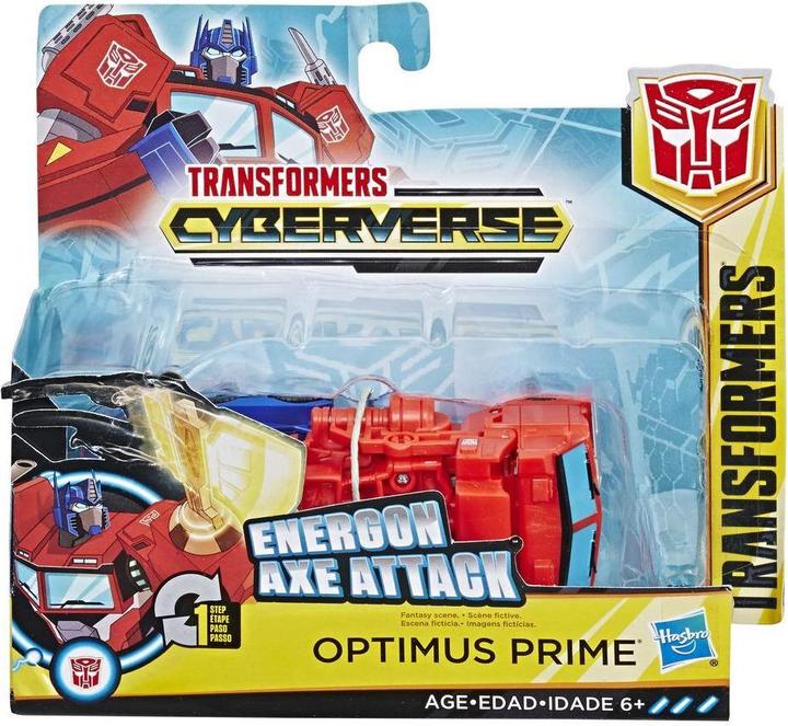 Actual product image Hasbro Energon Axe Attack Optimus Prime