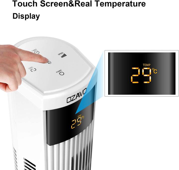Immagine prodotto Ozavo Ventilatore a torre (55 dB)