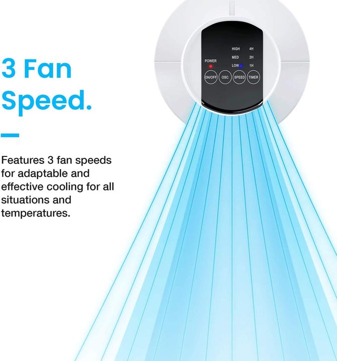 Produktbild Breeze Oszillierender Turmventilator (48 dB)