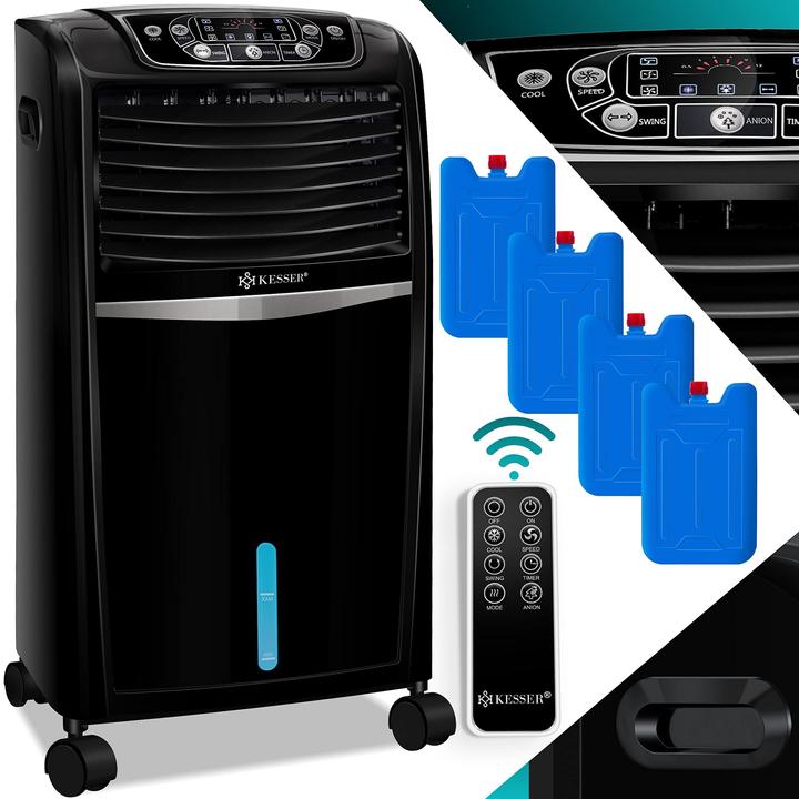 Kesser 4in1 Mobile Klimaanlage Schwarz/Silber