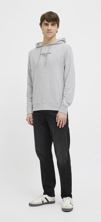 Actual product image Jack & Jones Jrebjeans Rebel Print Sweat Hood Sn (L)
