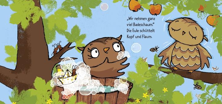 Produktbild Die kleine Eule badet (Deutsch, Susanne Weber, 2020)