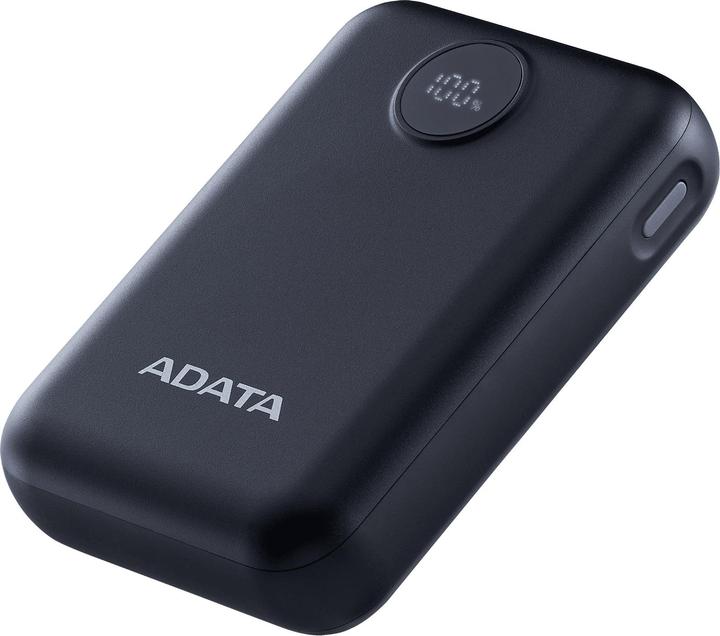 Actual product image Adata Powerbank P10022-12 10000 mAh, Akkutyp: Lithium-Polymer (10000 mAh, 15 W, 37 Wh)