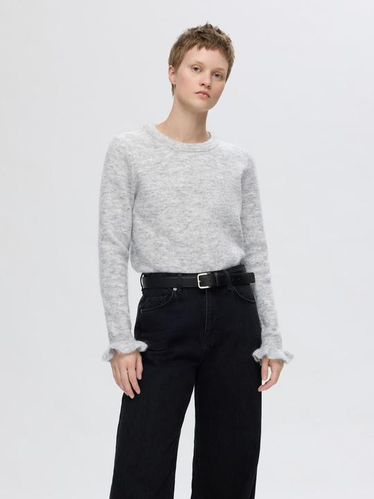 Produktbild Selected Femme Rüschenärmel Strickpullover (M)