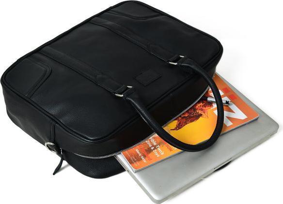 Immagine prodotto Only-Bags.Store Cartella texana in pelle nera
