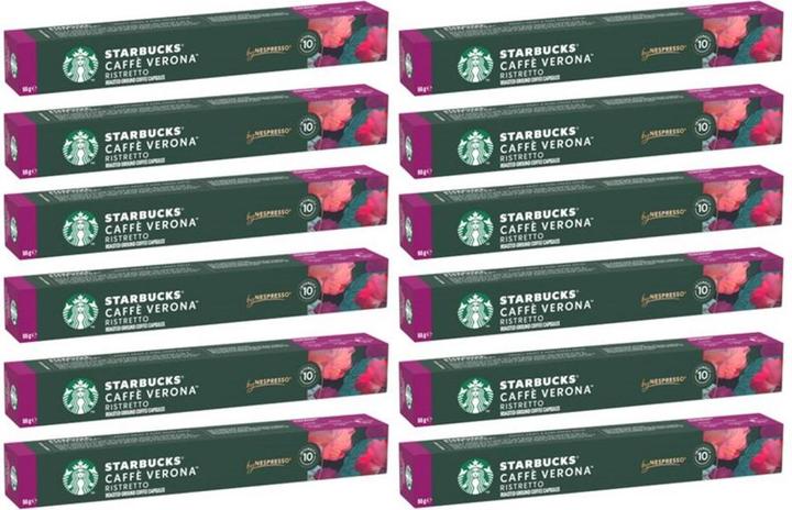 Produktbild Starbucks Kaffeekapseln Caffè Verona Dark Roast 12 x 10 Stück (120 x Port.)