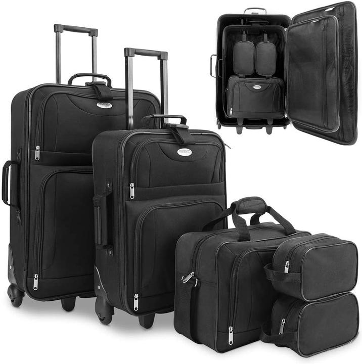 Monzana Kofferset (60 l, Handgepäck (bis 50l), M (50 - 90l), L (90 - 115l))